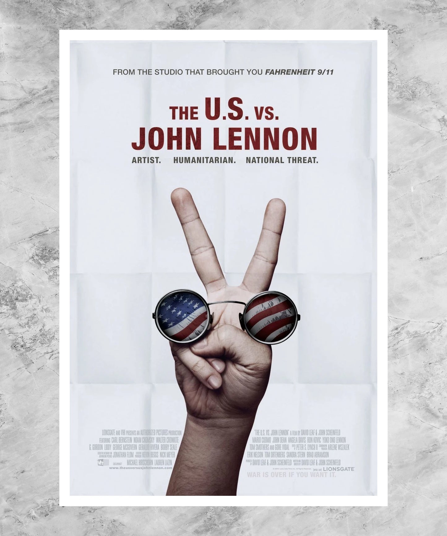 The U.S. vs. John Lennon Poster