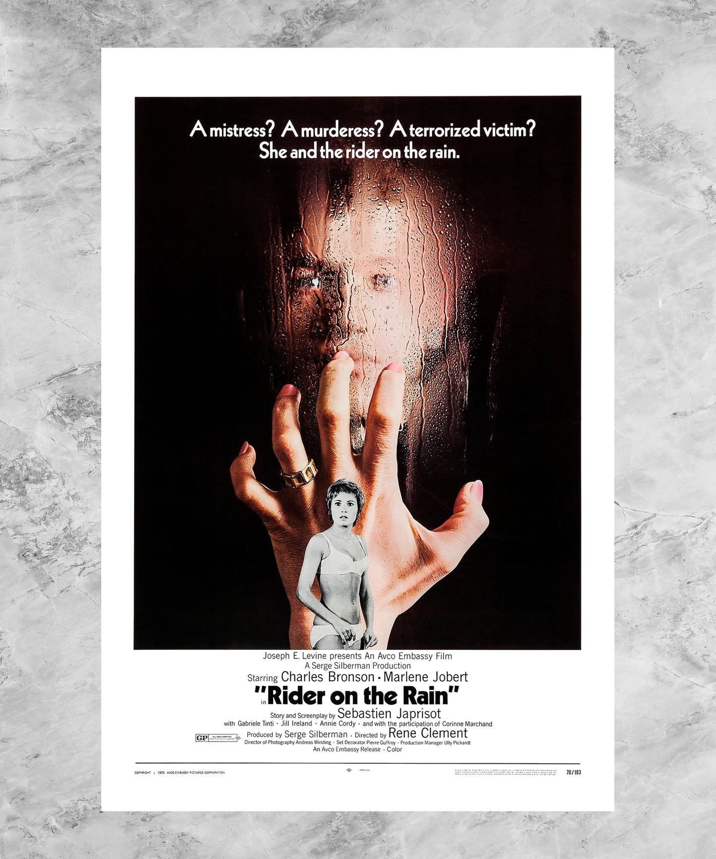 Le passager de la pluie Poster