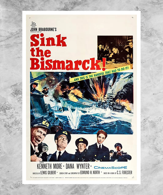 Sink the Bismarck! Poster