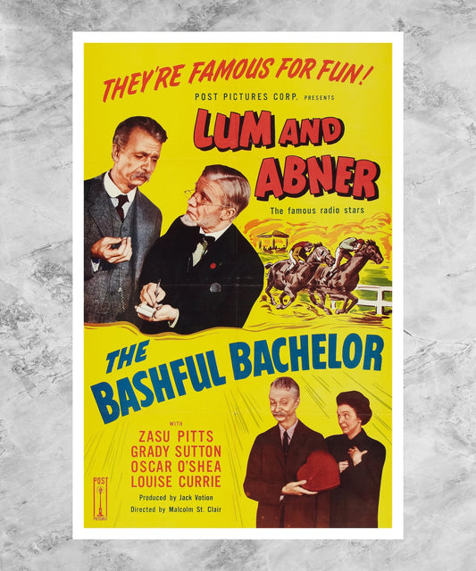 The Bashful Bachelor Poster