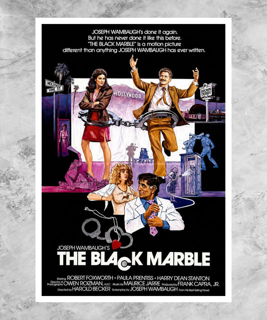 The Black Marble Poster