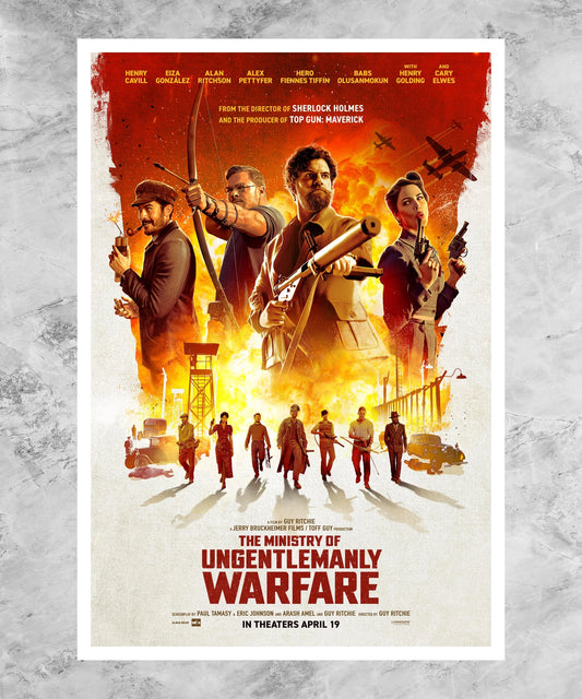 The Ministry of Ungentlemanly Warfare Poster