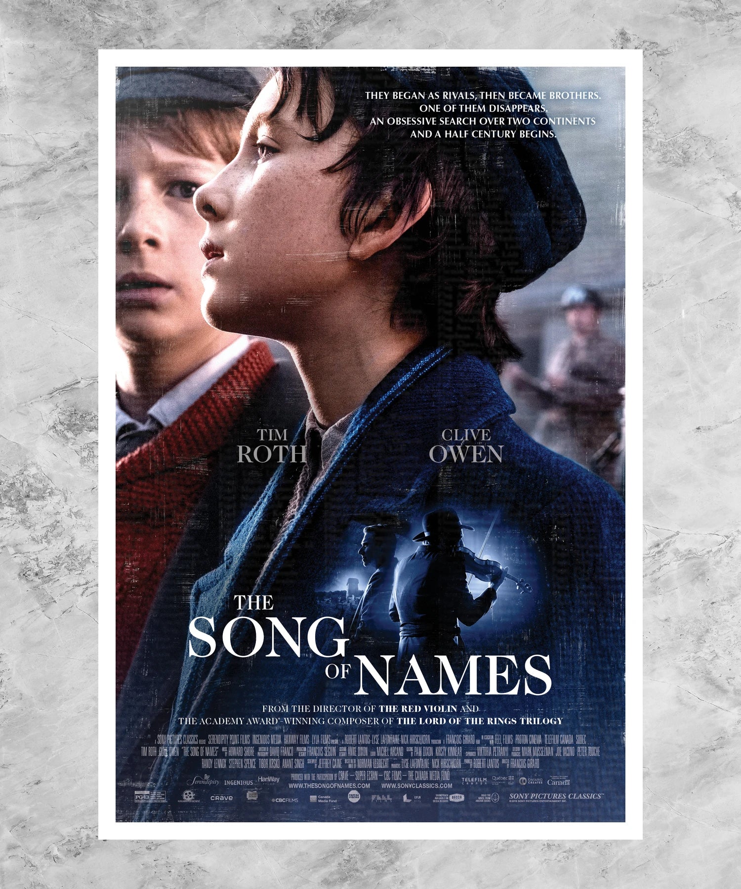 The Song of Names Poster