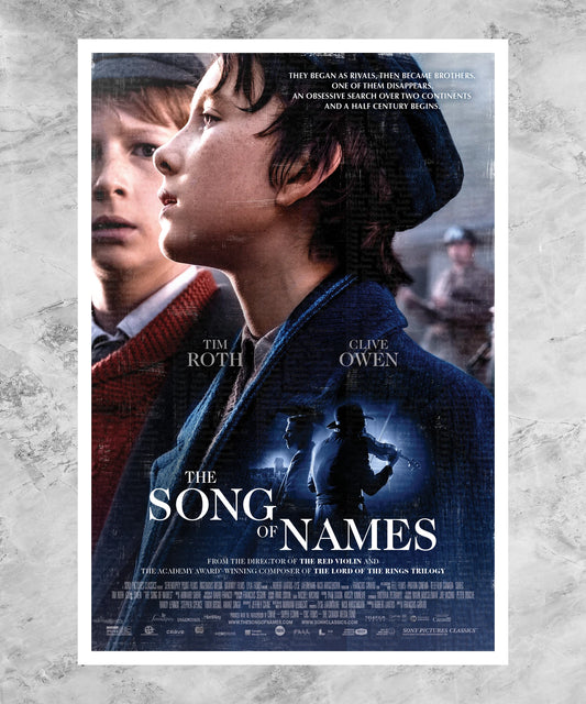 The Song of Names Poster