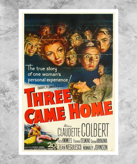 Three Came Home Poster