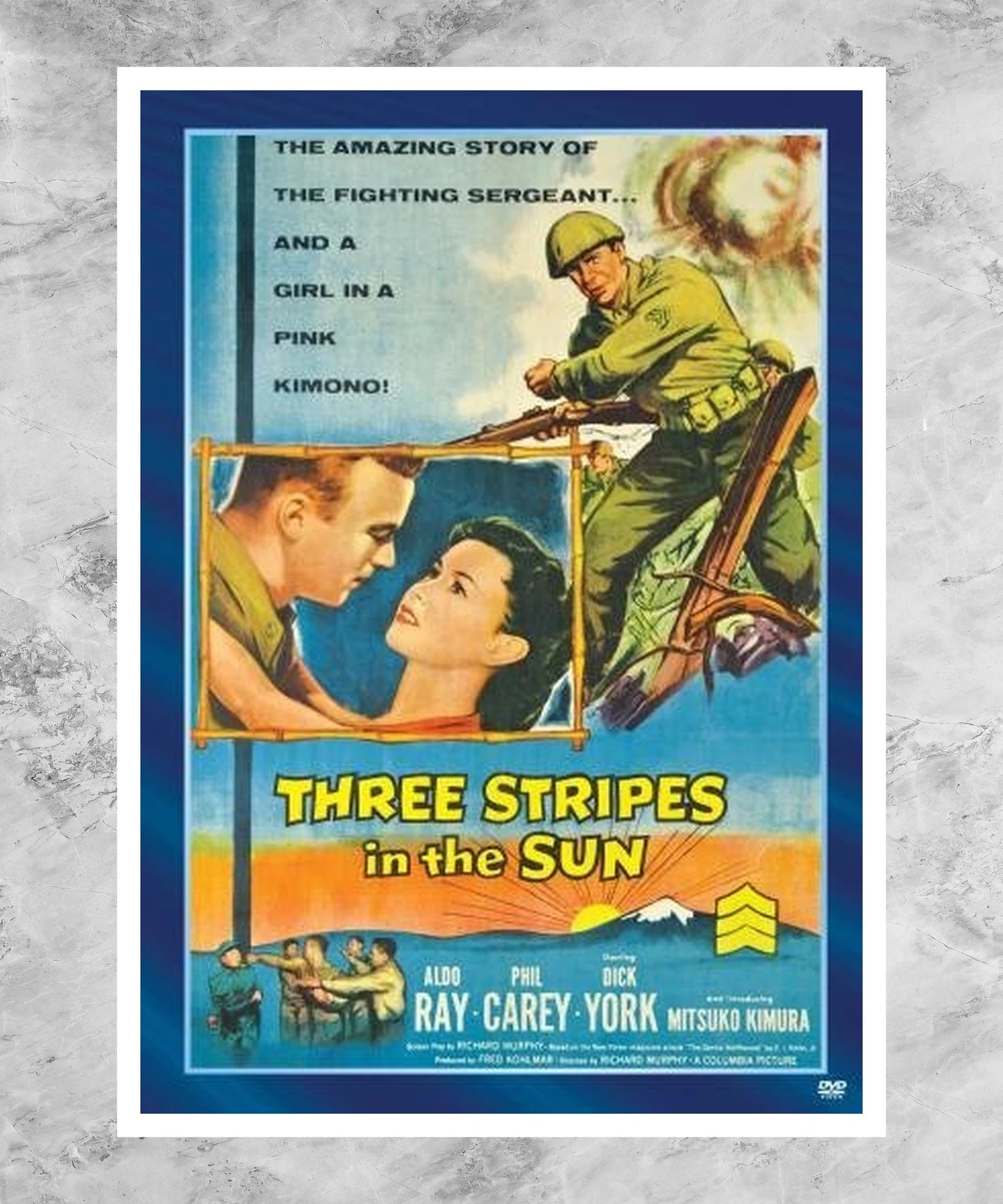 Three Stripes in the Sun Poster